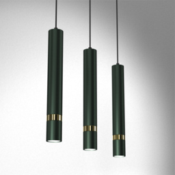 Milagro Joker Green 3 Pendant Lamp 230V - Size: 8 x 60 x 90cm - Wilko - thumbnail 3
