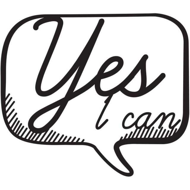 Decortie Black Metal Yes I Can Wall Art No 20 - Size: 42 x 49 x 0.3cm - Wilko - image 1