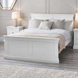 Julian Bowen Clermont Surf White King Bed - Wilko - thumbnail 1