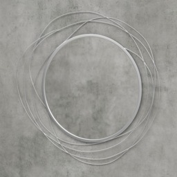Portland Silver Metal Round Wall Mirror 65 x 65cm - Wilko - thumbnail 6