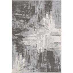 Desire Rugs Obsidian Grey Craft Abstract Rug 120 x 170cm - Size: 170 x 120 x 0.8cm - Wilko - thumbnail 1