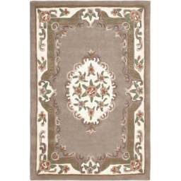 Origins Shensi Beige Rug 60 x 120cm - Cream - Origins Rugs - Wilko - thumbnail 1