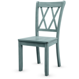 Costway Set of 2 Wooden Dining Chair - Green - Wilko - thumbnail 4
