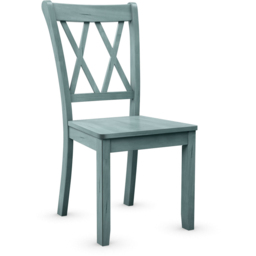Costway Set of 2 Wooden Dining Chair - Green - Wilko - thumbnail 3