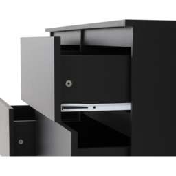 Seconique Malvern 6 Drawer Black Chest of Drawers - Wilko - thumbnail 6