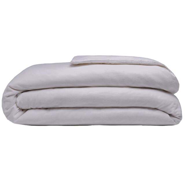 Serene Single Heather Brushed Cotton Duvet Cover - Purple - Wilko - image 1