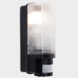 ValueLights Griffin Black Outdoor Wall Bulkhead Light with PIR Motion Sensor - Size: 28 x 11.8 x 11.8cm - Wilko - thumbnail 6