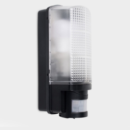 ValueLights Griffin Black Outdoor Wall Bulkhead Light with PIR Motion Sensor - Size: 28 x 11.8 x 11.8cm - Wilko - thumbnail 3