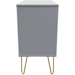 Crowndale Cube 3 Drawer Dusk Grey Chest of Drawers Ready Assembled - Wilko - thumbnail 5