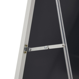 Living and Home Silvery White Slim Full Length Wall Mounted Mirror 150cm - Size: 150 x 40 x 29cm - Cream - Wilko - thumbnail 5