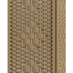 Portland Natural 3 Panel Folding Room Divider - Size: 3 Panels - Natural wood finish - Wilko - thumbnail 6