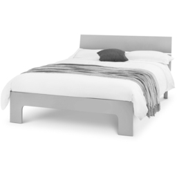 Julian Bowen Manhattan Double Grey Lacquer Bed Frame - Wilko - thumbnail 3