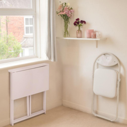 Harbour Housewares Deluxe Wooden Foldable Laptop Desk Lilac - Size: 59 x 80 x 12cm - Wilko - thumbnail 6