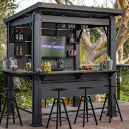 Keter Signature 2.3 x 2m Ashwood Bar Gazebo - Size: 2 x 2.3m - Wilko - thumbnail 1