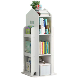 Neo White House Shaped Rotating Kid's Freestanding Bookshelf - Wilko - thumbnail 4