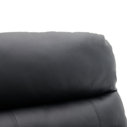 Home Detail Carter 3 Seater Black Faux Leather Right Hand Chaise Manual Recliner Sofa - Wilko - thumbnail 6
