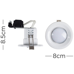 ValueLights White Cool White LED Ceiling Downlight 6 Pack - Wilko - thumbnail 5