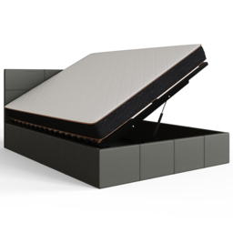 GFW King Grey Side Lift Ottoman Bed - Wilko - thumbnail 5