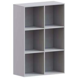 Vida Designs Durham 2 x 3 Grey Cube Storage Unit - Size: H 96.5 x W 64.5 x D 29cm - Wilko - thumbnail 3