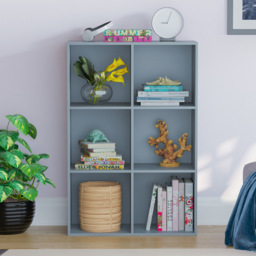 Vida Designs Durham 2 x 3 Grey Cube Storage Unit - Size: H 96.5 x W 64.5 x D 29cm - Wilko - thumbnail 4
