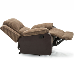 Furniture Online Postana Brown Jumbo Cord Manual Recliner Chair - Size: 103 x 93 x 93cm - Wilko - thumbnail 5