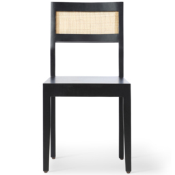 Desser Venice 2 Drawer Black Rattan and Mango Wood Dressing Table Set - Size: 60 x 130 x 78cm - Wilko - thumbnail 6