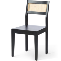 Desser Venice 2 Drawer Black Rattan and Mango Wood Dressing Table Set - Size: 60 x 130 x 78cm - Wilko - thumbnail 7