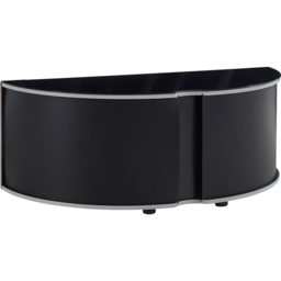 MDA Designs Sirius 1200 2 Door Black TV Cabinet - Size: 44 x 120 x 51cm - Wilko - thumbnail 5