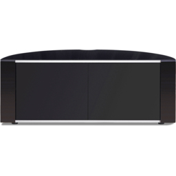 MDA Designs Sirius 1200 2 Door Black TV Cabinet - Size: 44 x 120 x 51cm - Wilko - thumbnail 4