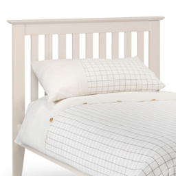 Julian Bowen Salerno Single Ivory Shaker Bed - Cream - Wilko - thumbnail 4