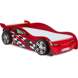 Julian Bowen Scorpion Single Red Racer Bed Frame - Wilko - thumbnail 5