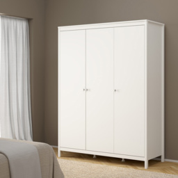 Florence Madrid White 3 Piece Bedroom Furniture Set - Furniture To Go - Wilko - thumbnail 6