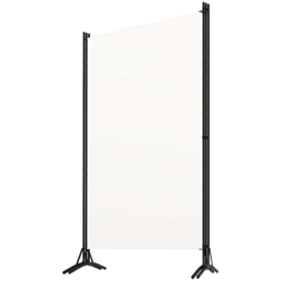 vidaXL Fabric White 3 Panel Room Divider 260 x 180cm - Size: 3 Panels - Wilko - thumbnail 4