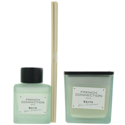 French Connection Autumn Collection Mango Mojito Diffuser and Scented Candle 2 Piece Gift Set - Size: 11.5 x 9.1 x 20.6cm - n/a - Wilko - thumbnail 3