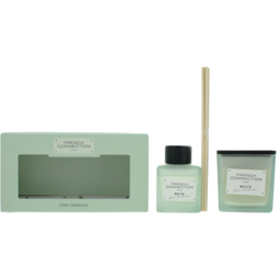 French Connection Autumn Collection Mango Mojito Diffuser and Scented Candle 2 Piece Gift Set - Size: 11.5 x 9.1 x 20.6cm - n/a - Wilko