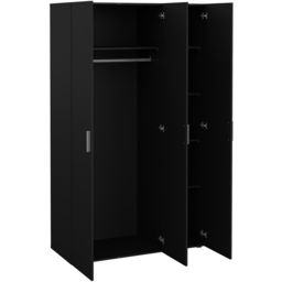 Florence 3 Door Black Wardrobe - Furniture to Go - Wilko - thumbnail 5