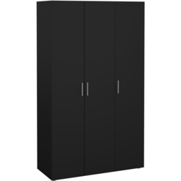 Florence 3 Door Black Wardrobe - Furniture to Go - Wilko - thumbnail 3