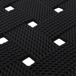 JVL Trellis Rubber Scraper Doormat 40 x 70cm - JVL Homewares - Wilko - thumbnail 6