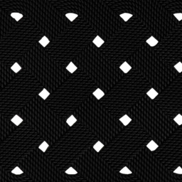 JVL Trellis Rubber Scraper Doormat 40 x 70cm - JVL Homewares - Wilko - thumbnail 5