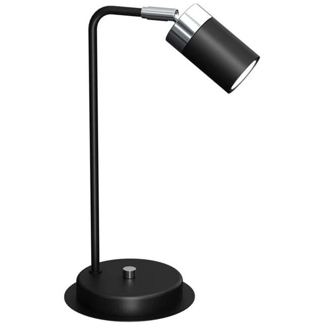 Milagro Joker Black Table Lamp 230V - Size: 16 x 16 x 36cm - Wilko - image 1