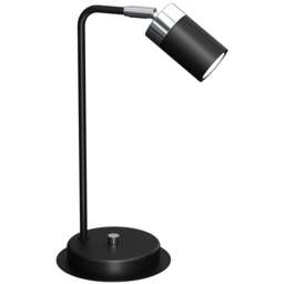 Milagro Joker Black Table Lamp 230V - Size: 16 x 16 x 36cm - Wilko - thumbnail 1