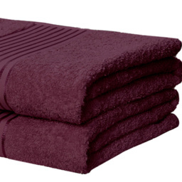 Rapport Home Windsor Plum Cotton Face Cloth - Size: 0.1 x 30 x 30cm - Purple - Wilko - thumbnail 4
