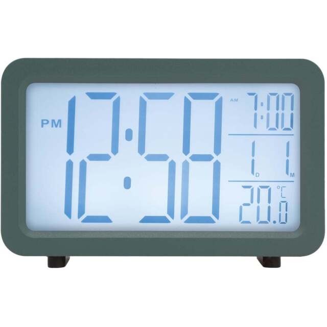 Acctim Harley Blue LCD Alarm Clock 7cm - Size: 5 x 11 x 7cm - Wilko - image 1