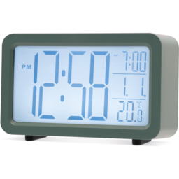 Acctim Harley Blue LCD Alarm Clock 7cm - Size: 5 x 11 x 7cm - Wilko - thumbnail 3