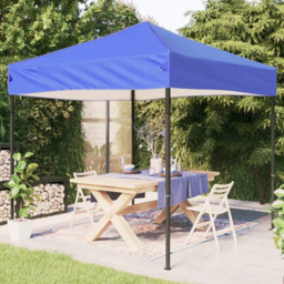 vidaXL 2 x 2m Blue Foldable Party Tent - Wilko