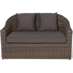 Rowlinson Bunbury 4 Seater Natural Rattan Weave Sofa Set - Brown - Wilko - thumbnail 7