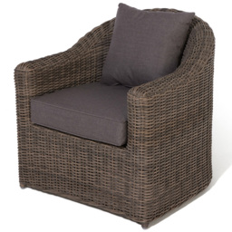 Rowlinson Bunbury 4 Seater Natural Rattan Weave Sofa Set - Brown - Wilko - thumbnail 4