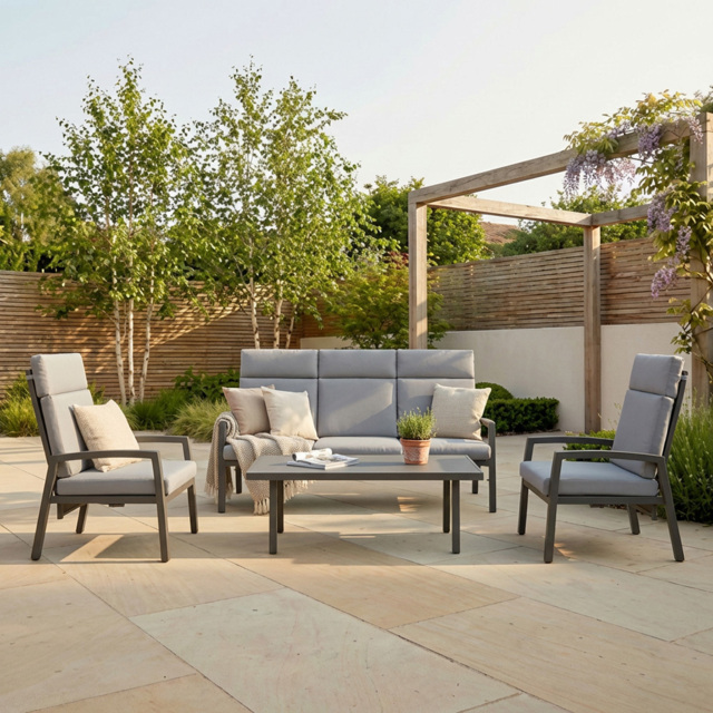 Stowbridge 4pcs sofa set Grey - Wilko - image 1