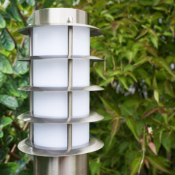 ValueLights Wharf Silver Warm White Bulb Bollard Light 1m - Size: 100 x 11.5 x 101cm - Wilko - thumbnail 5