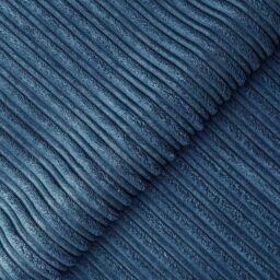 Luxor 3 Seater Navy Blue Jumbo Cord Right Hand Facing Corner Sofa - Wilko - thumbnail 5
